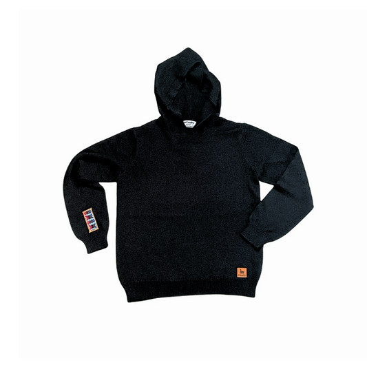 Alpaca Hoodie - Black