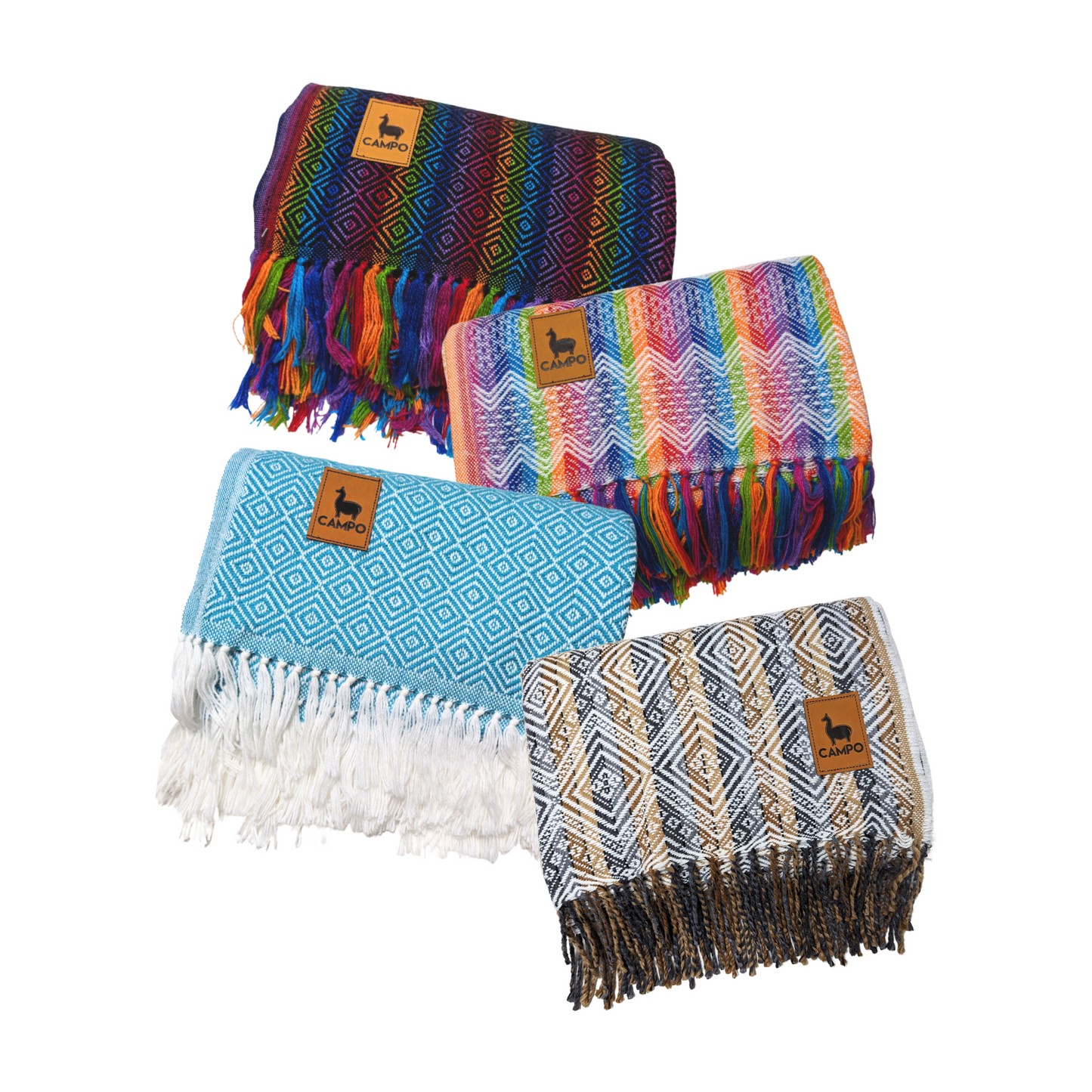 Percy Rainbow Throws
