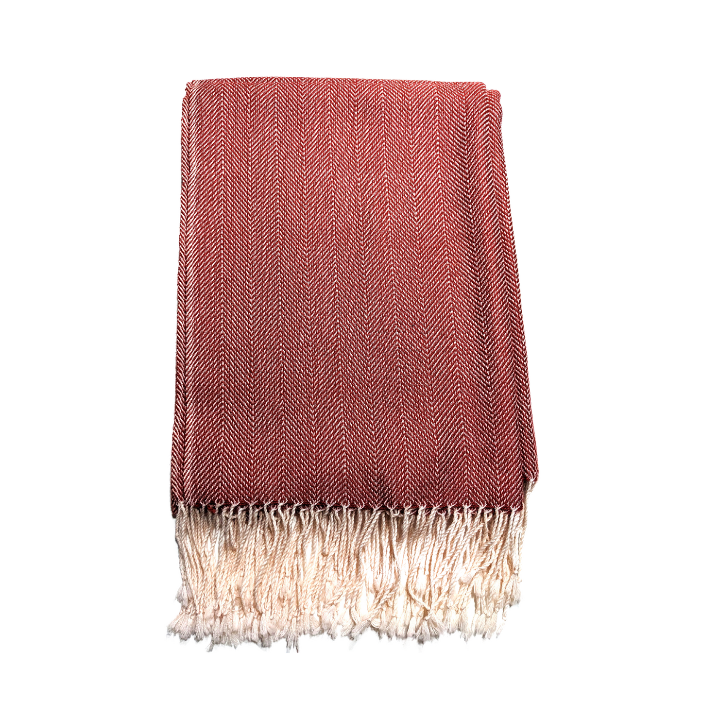 100% Alpaca Sarga Hand Loomed Throw Blanket