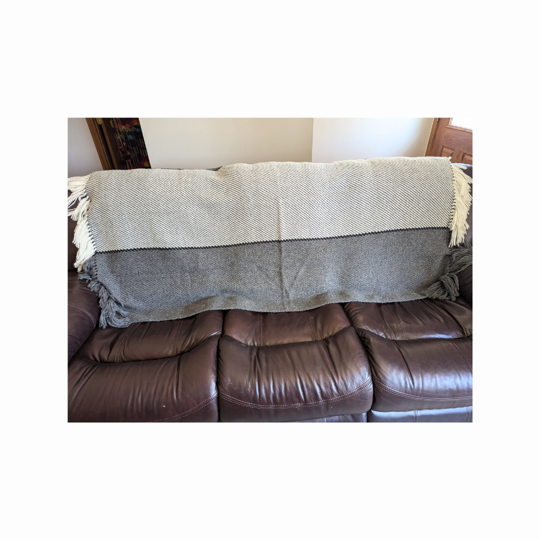 Natural Shades Blanket - 100% Baby Alpaca