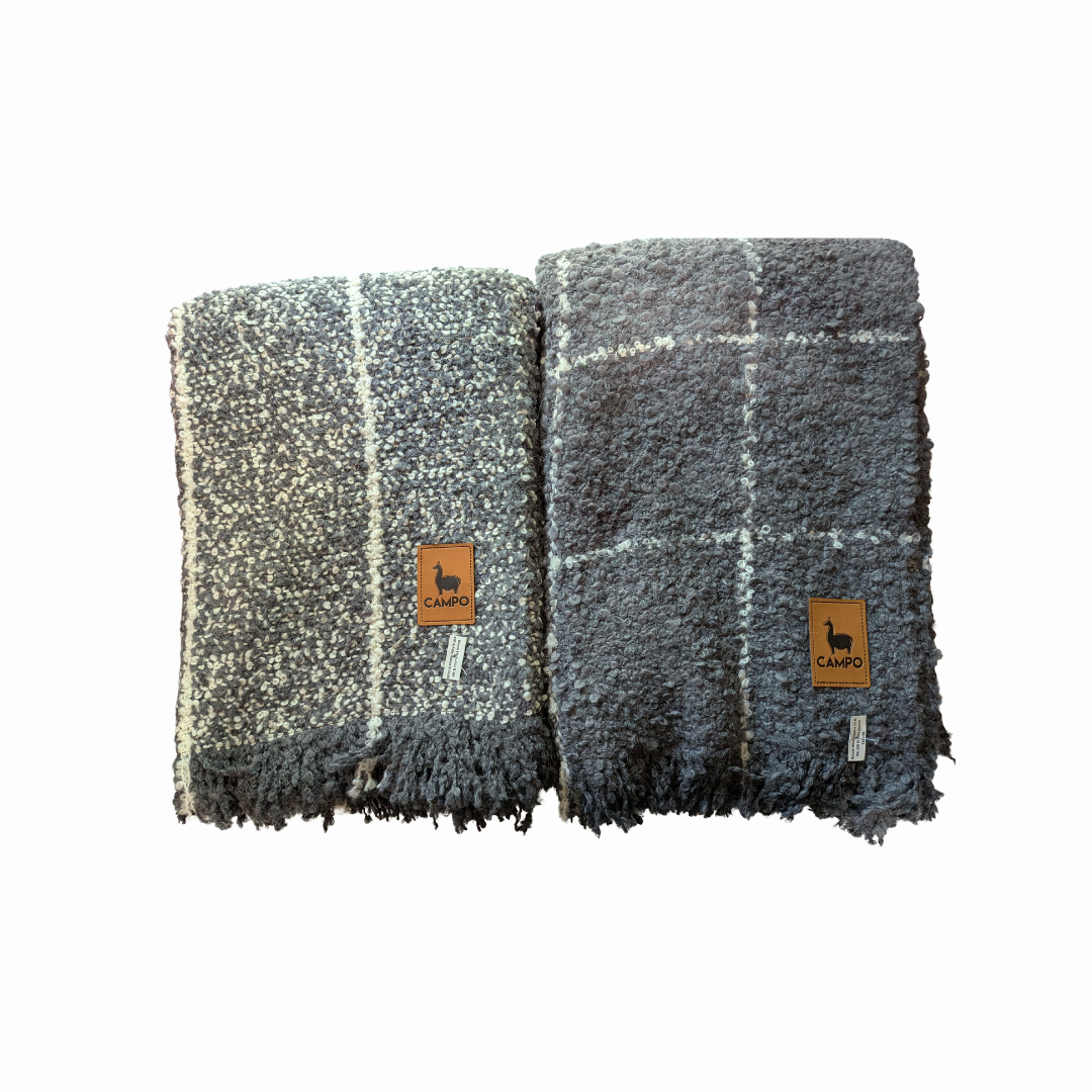 Boucle Blanket - 100% Baby Alpaca