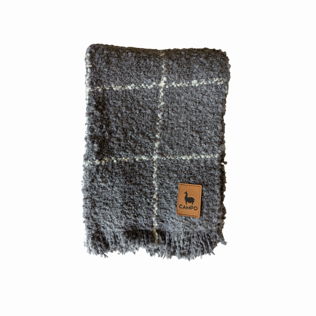 Boucle Blanket - 100% Baby Alpaca