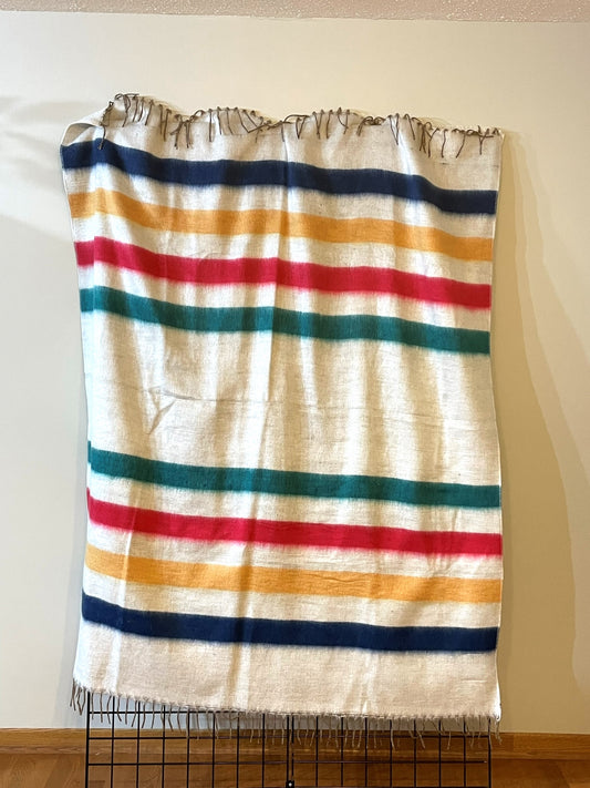 Alpaca Brushed Striped Trade Blanket