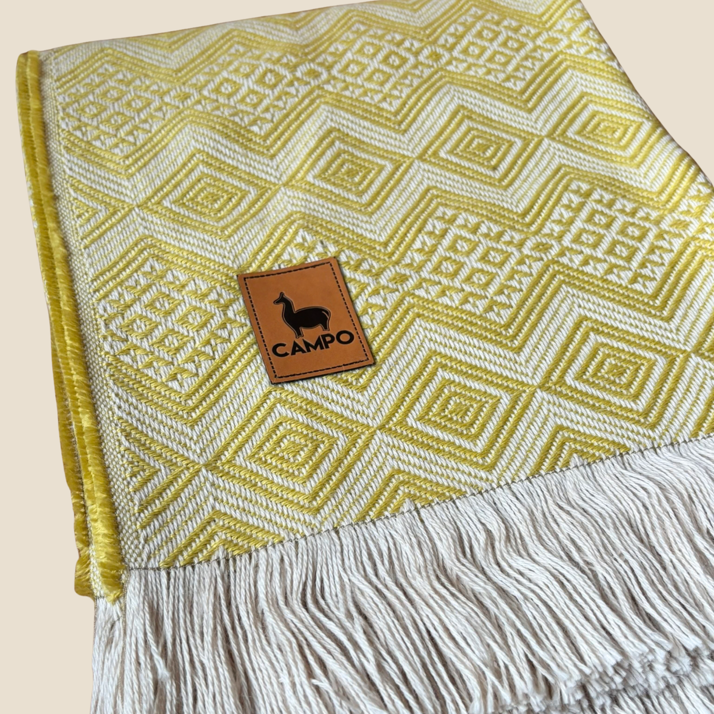 Inca Design Alpaca Throw Blanket - Carlos