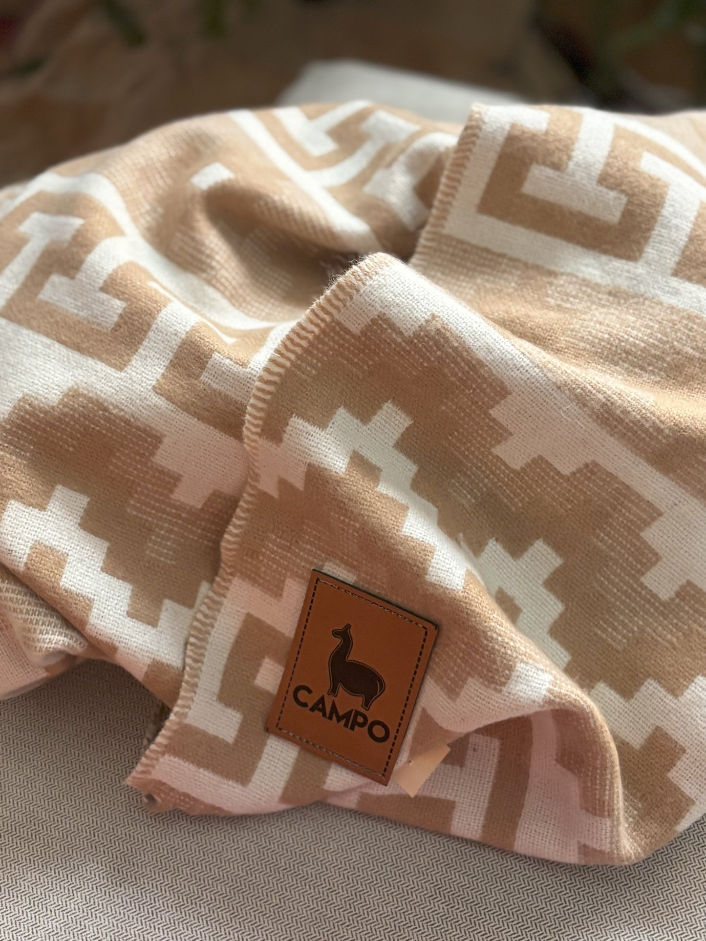 Nazca Alpaca Throw Blanket