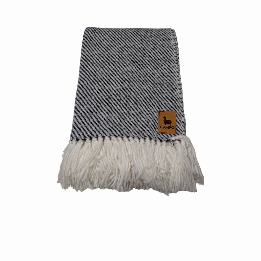 Natural Shades Blanket - 100% Baby Alpaca