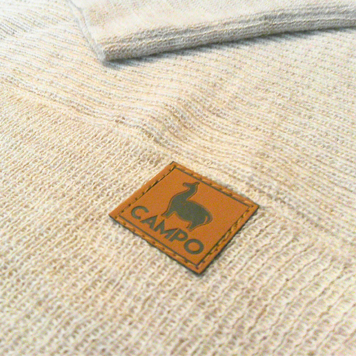 Off Shoulder Alpaca Sweater - Cream - Lightweight & Slouchy