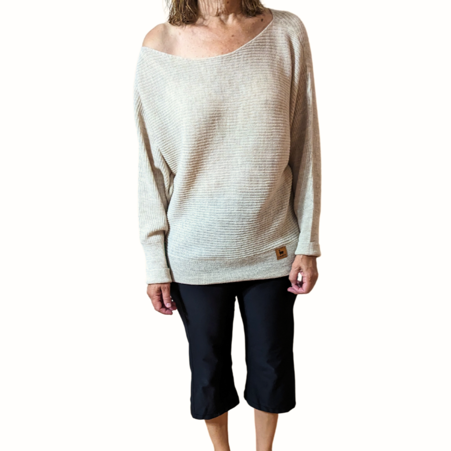 Alpaca Off Shoulder - Cream