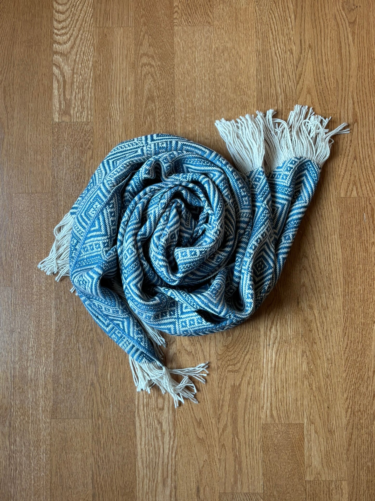 Percy Angelina Diamond Alpaca Knit Scarf