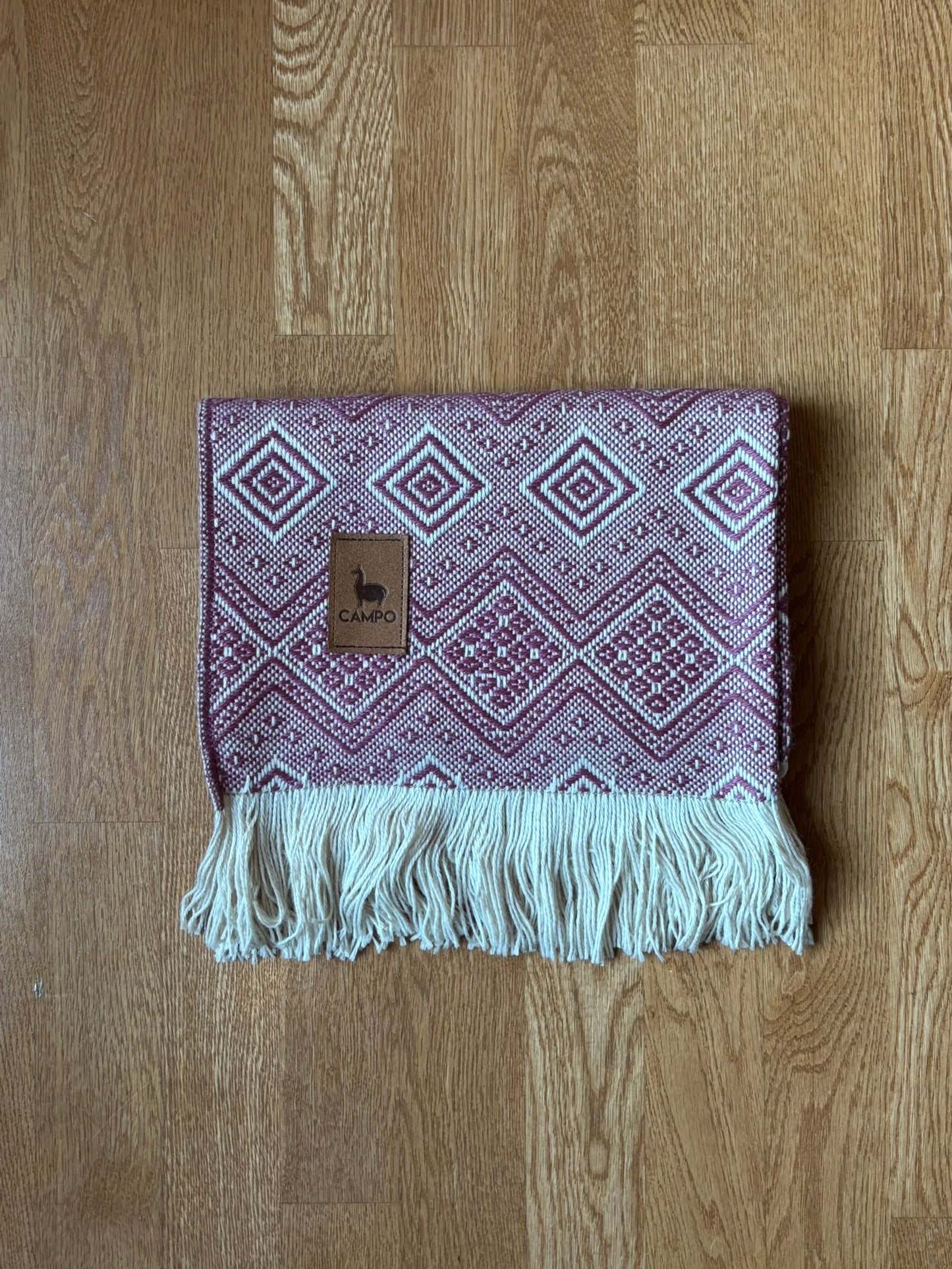 Percy Angelina Diamond Alpaca Knit Scarf