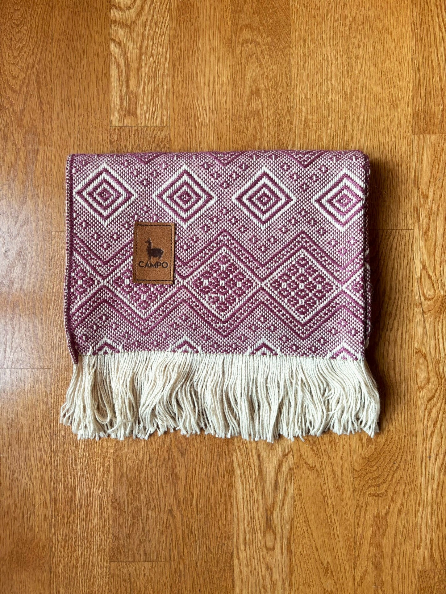 Percy Angelina Diamond Alpaca Knit Scarf