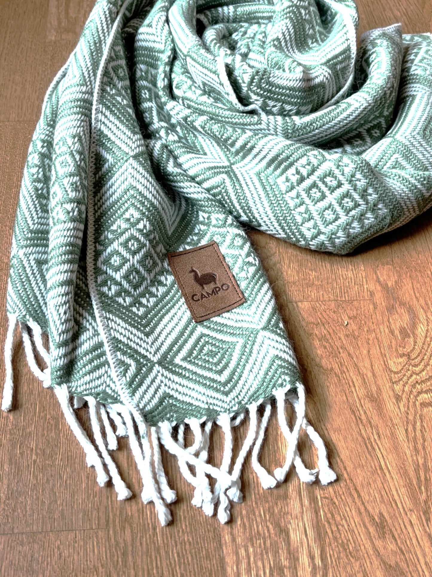Percy Angelina Diamond Alpaca Knit Scarf