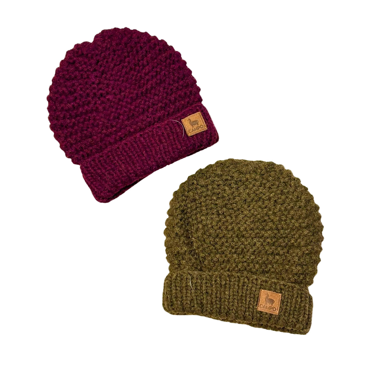 Purple and Olive Tuna Beanie