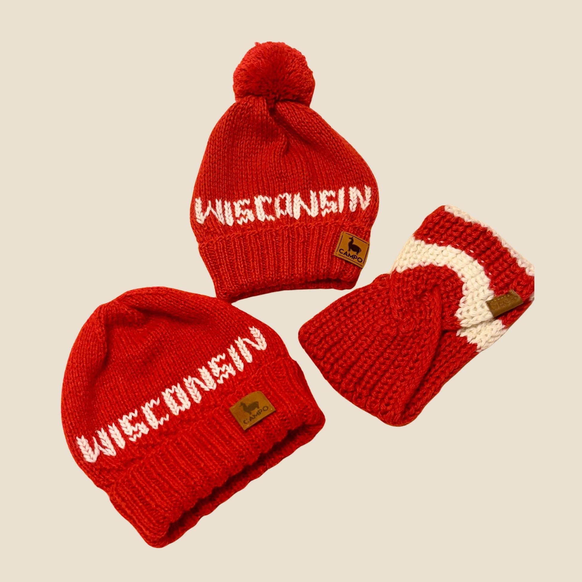 Wisconsin Alpaca Beanie and Twisted Headband
