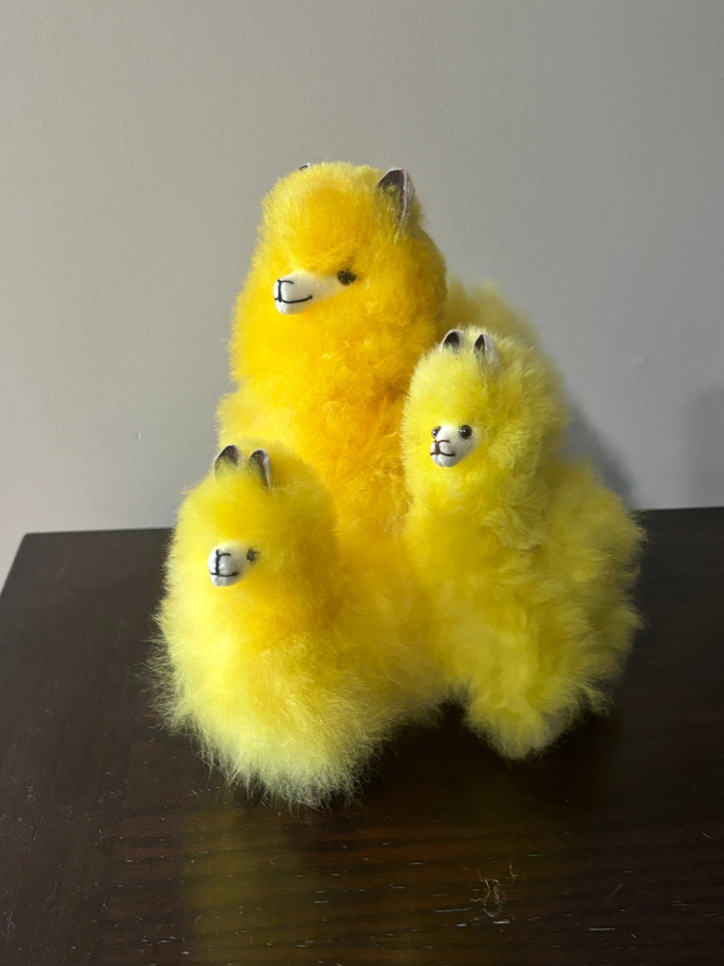 Yellow Alpaca Fluffies - Small, Medium, Large