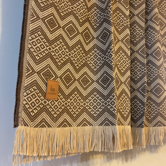 Inca Design Alpaca Throw Blanket - Carlos