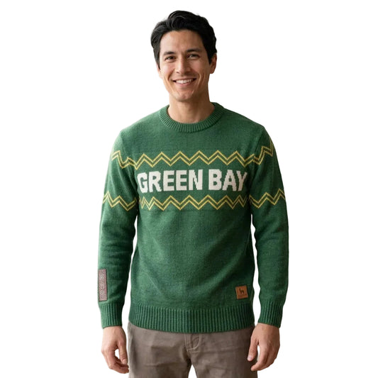 Green Bay Crew Neck Alpaca Sweater
