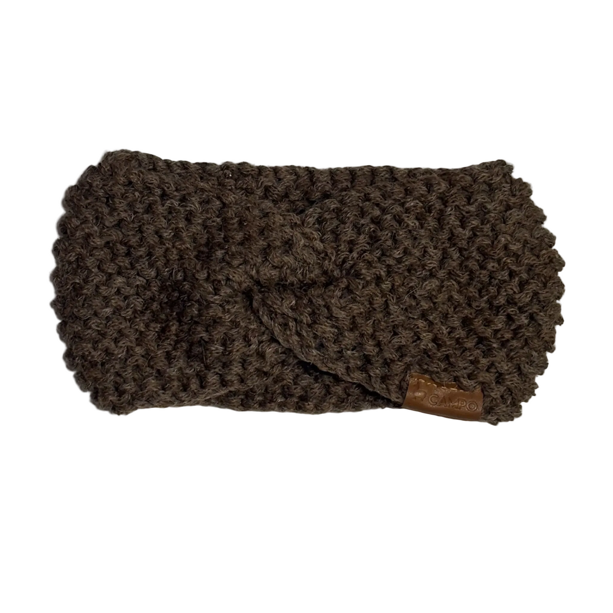 Twisted Headband - Alpaca Wool - Handknit - Solid (WS)