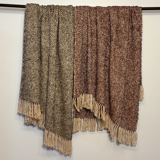 Thick Woven Alpaca Throw/Blanket