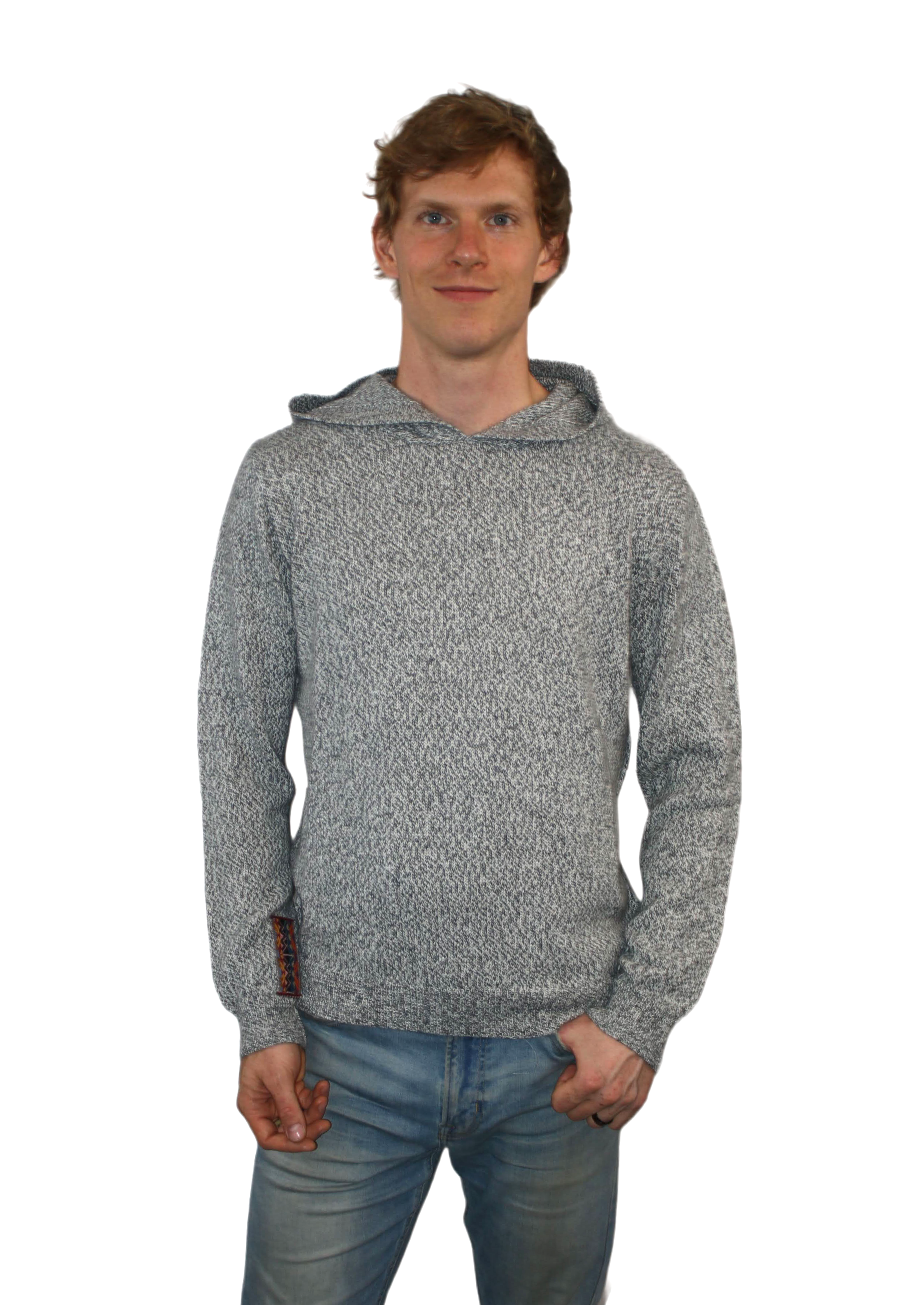 Alpaca hooded sweater best sale