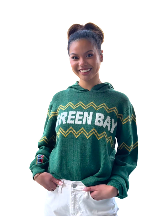 Green Bay Hoodie Alpaca Sweater