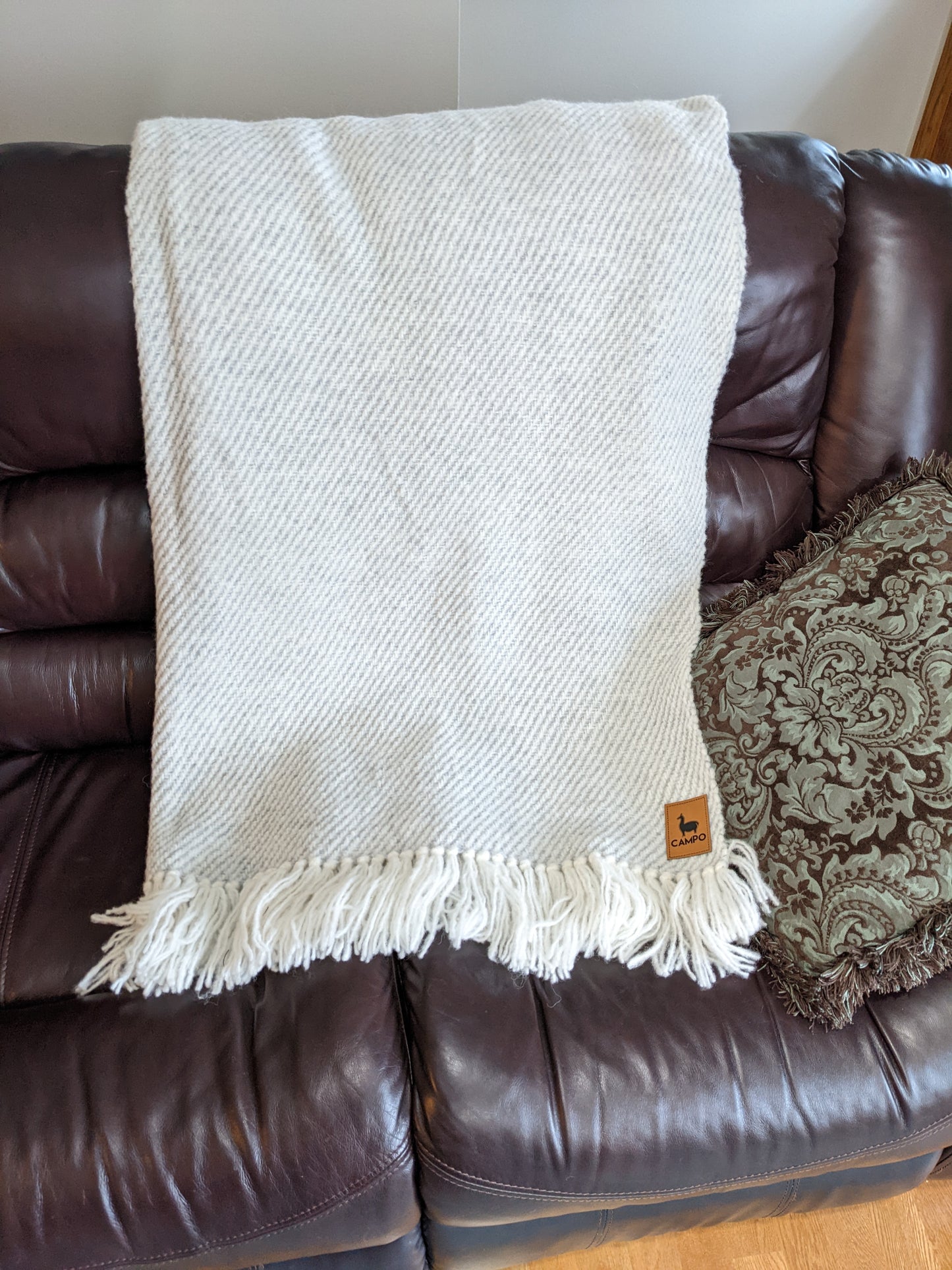 Natural Shades Blanket - 100% Baby Alpaca