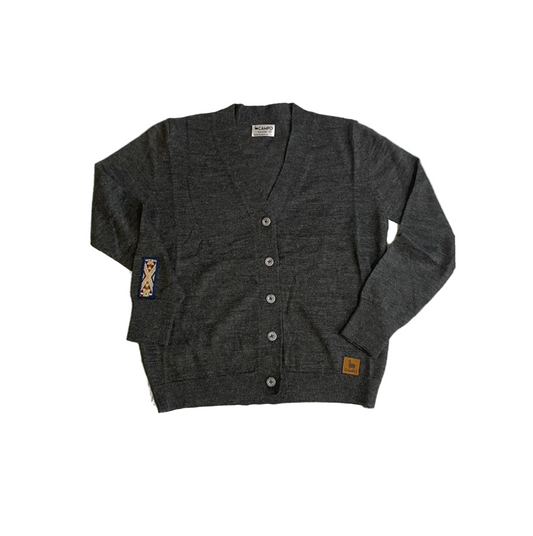 Ari Alpaca Cardigan - Dark Gray