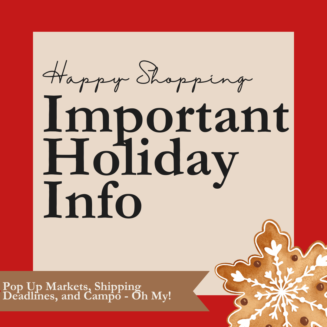 Important Holiday Info
