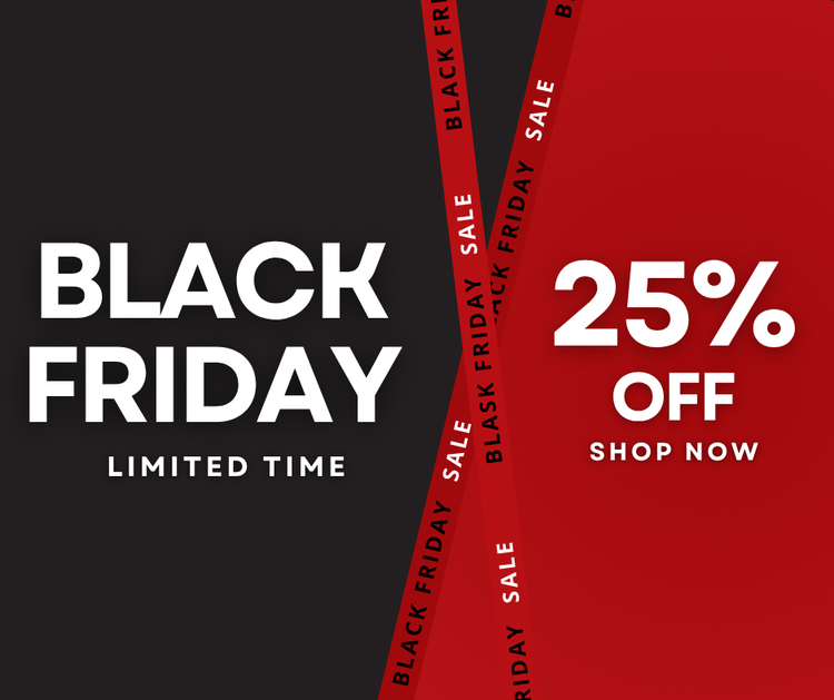 Black Friday 25% off