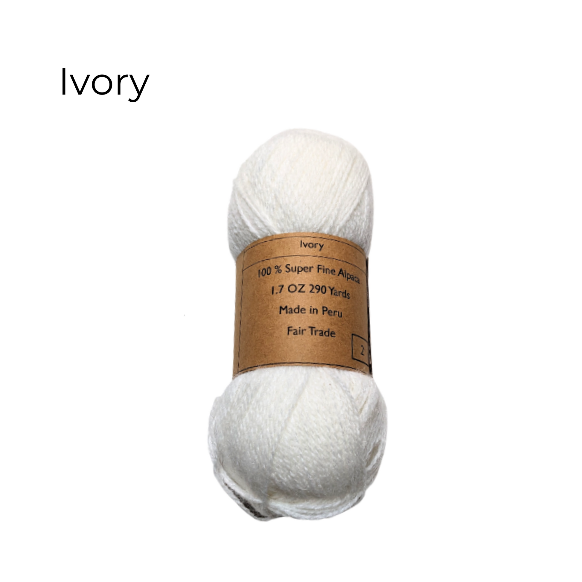 100% Baby Alpaca Yarn Luluy #3 DK - 109 Yards Total - ONE Skein