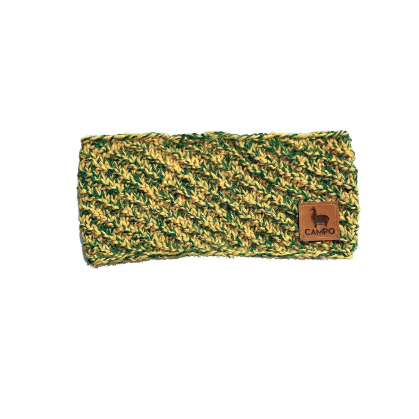 Alpaca Headband - Green & Yellow