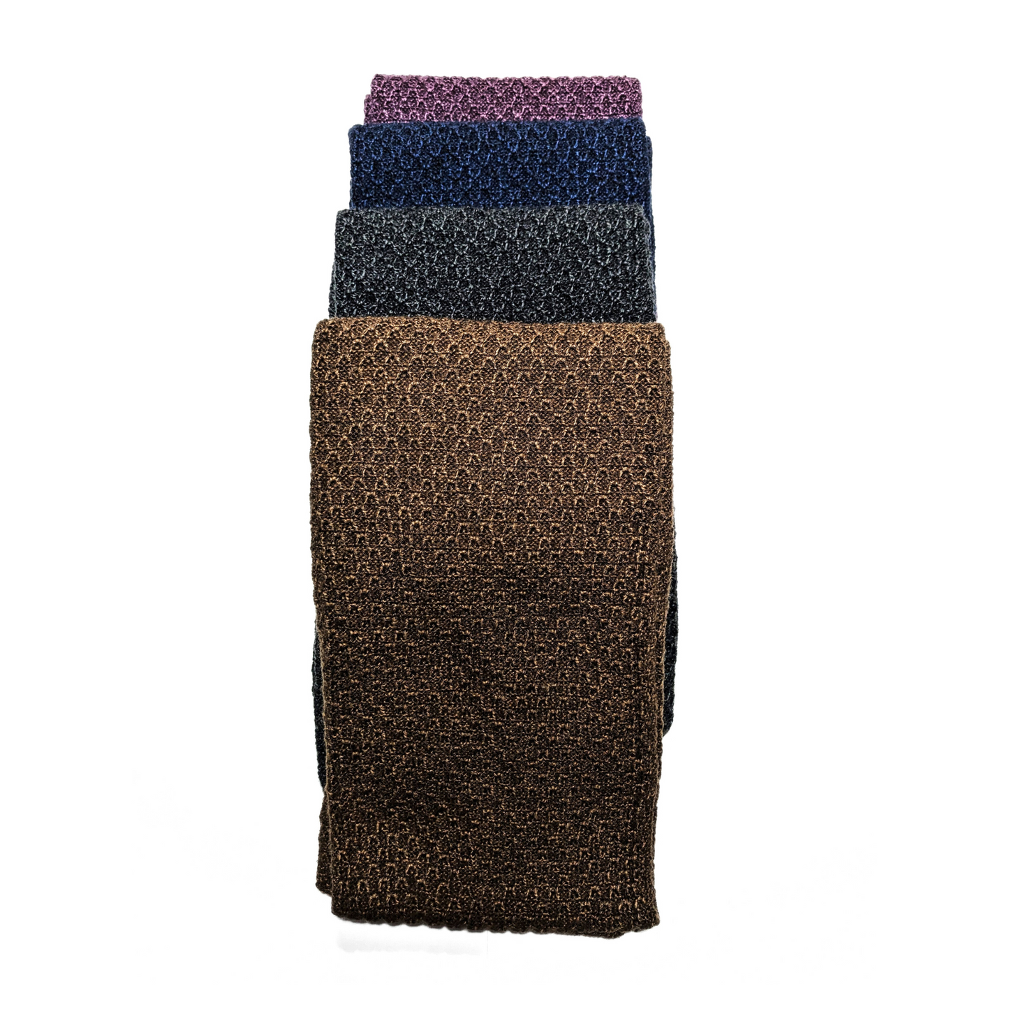 Honeycomb Alpaca Woven Scarf