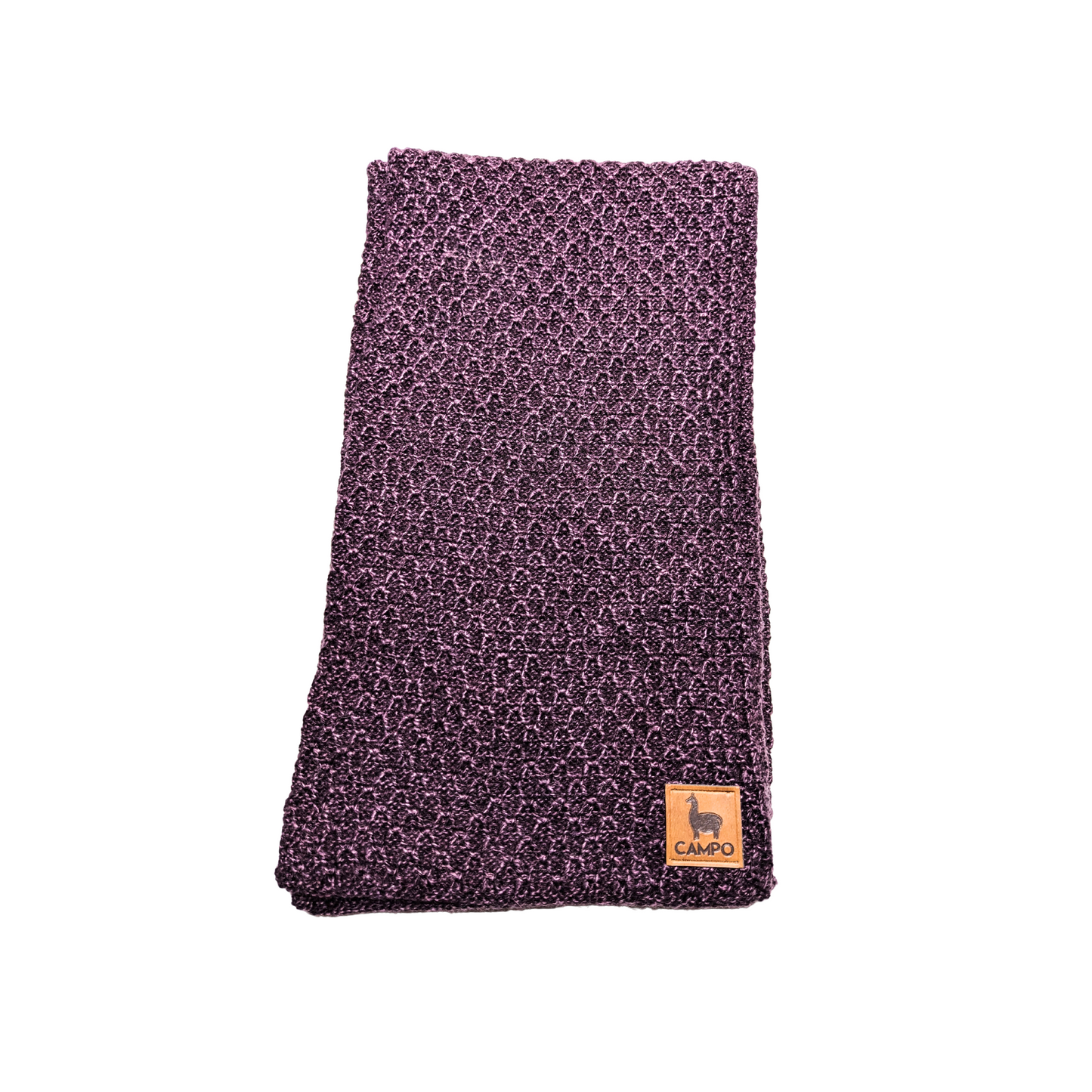 Honeycomb Alpaca Woven Scarf