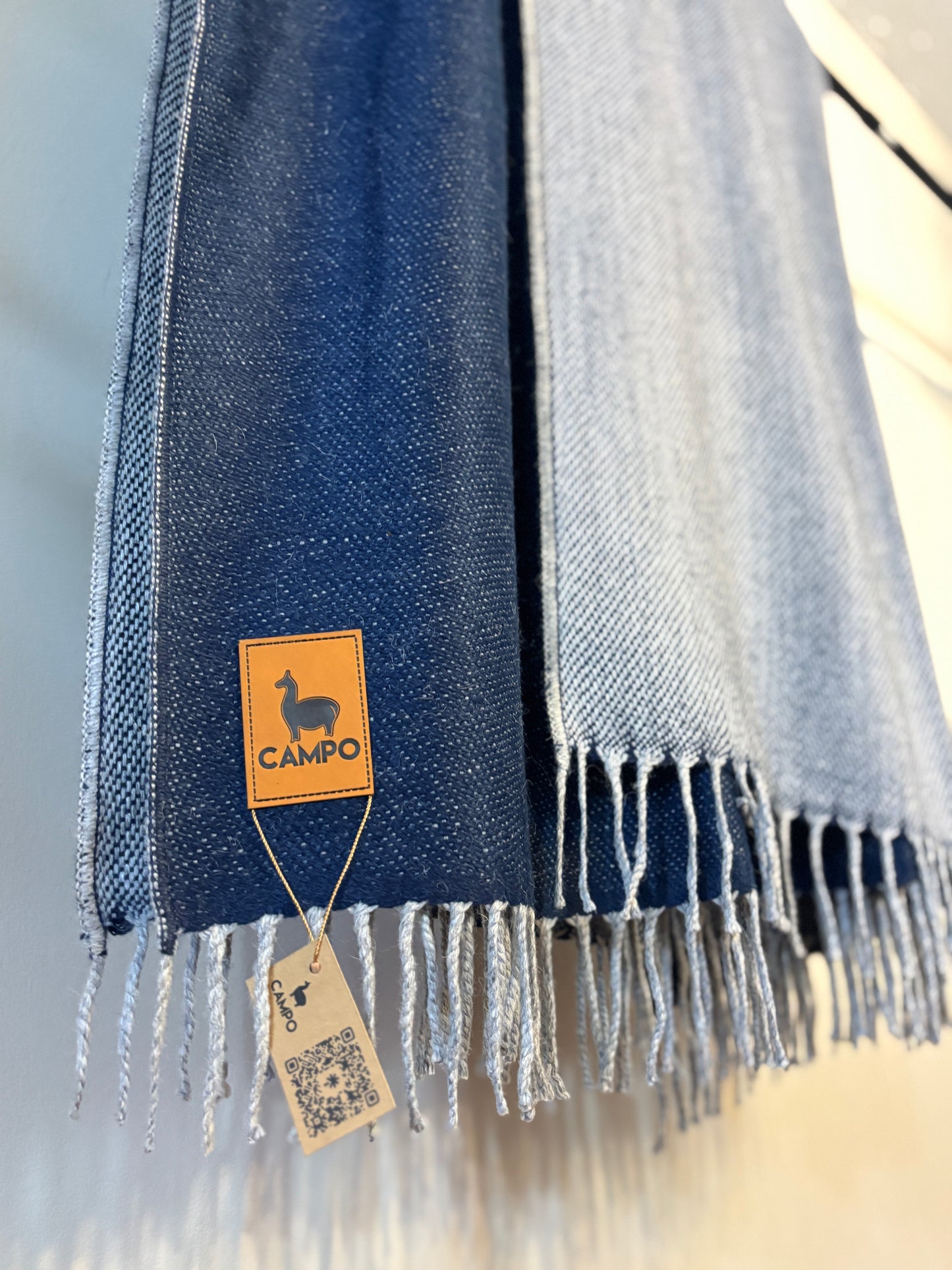 Minimalist Alpaca Woven Throw Blanket - Carlos