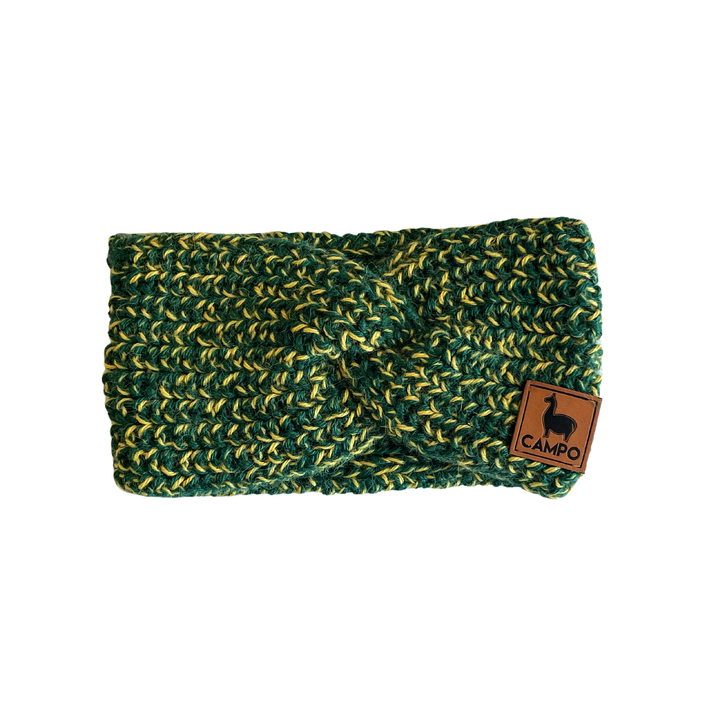 Twisted Headband - Green & Gold