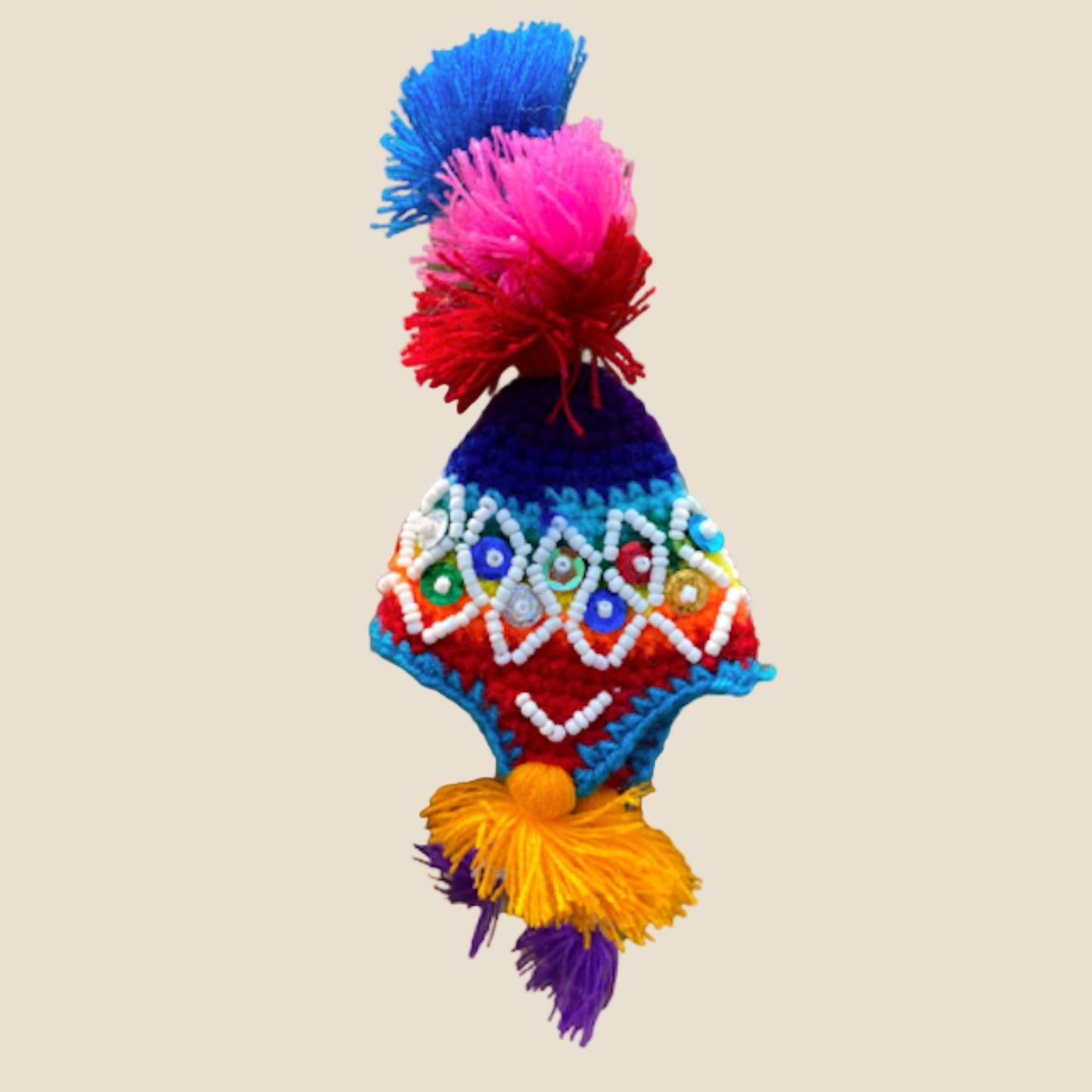 Beaded Alpaca Hat