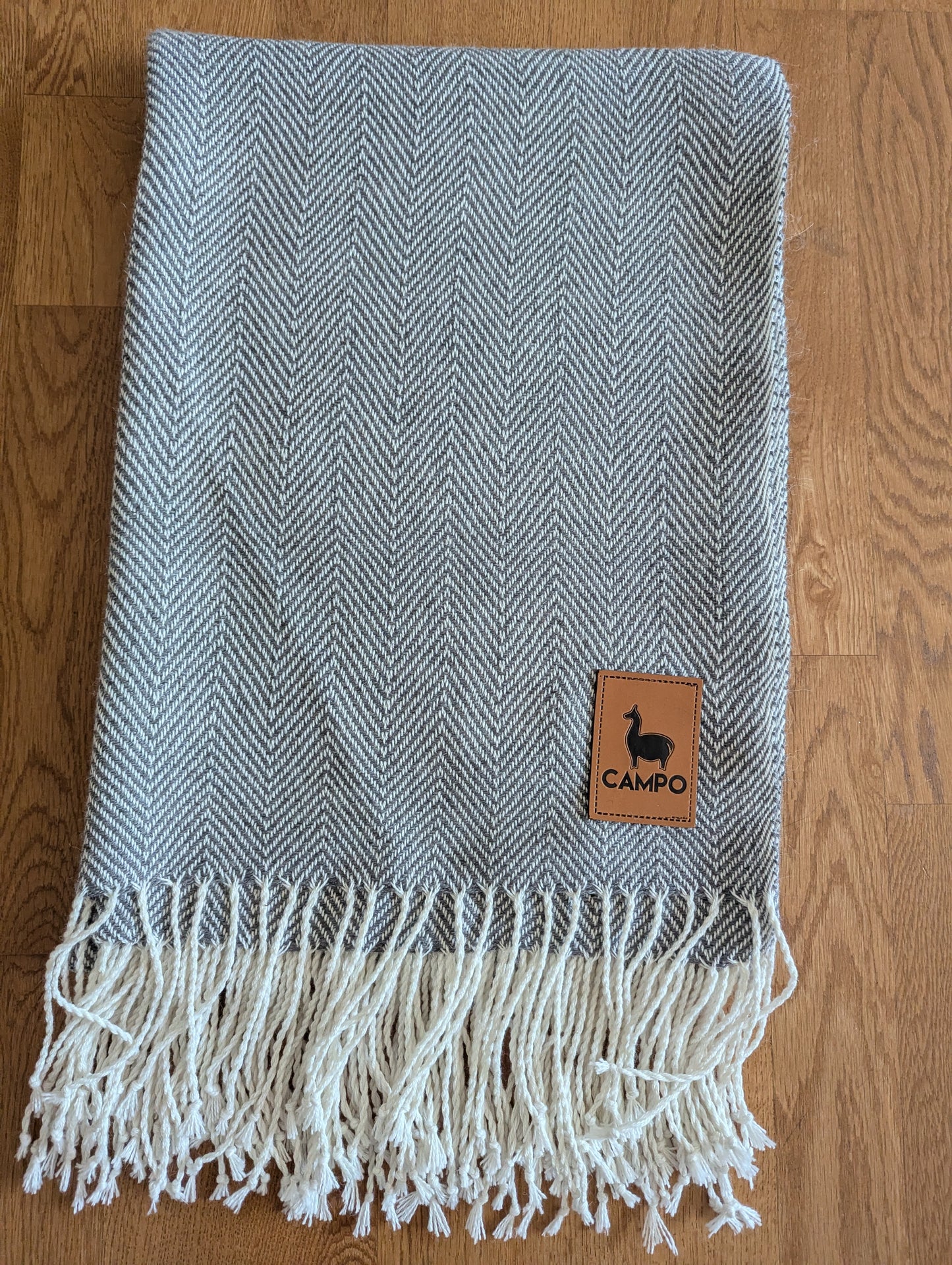 100% Alpaca Sarga Hand Loomed Throw Blanket