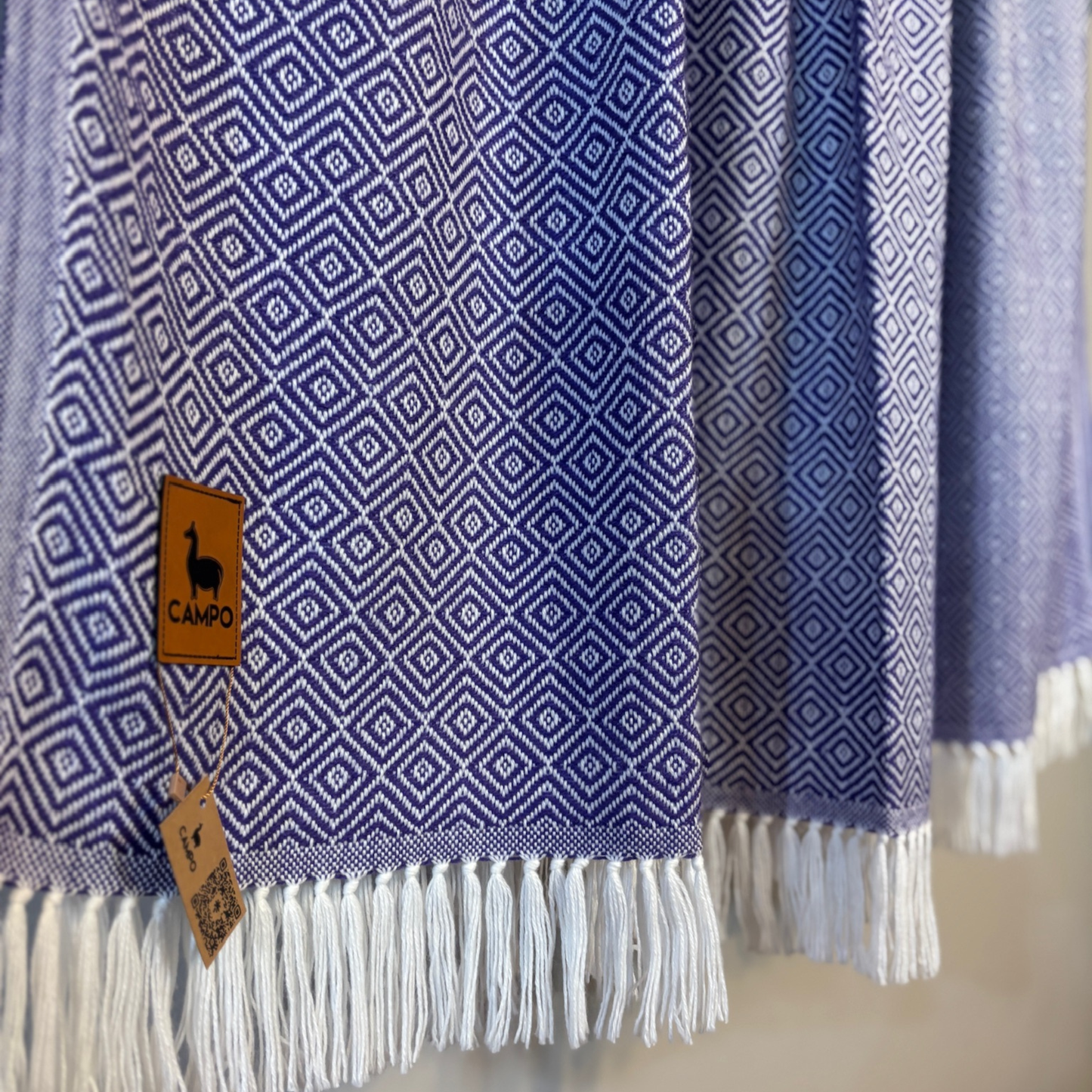 Inca Design Alpaca Throw Blanket - Percy