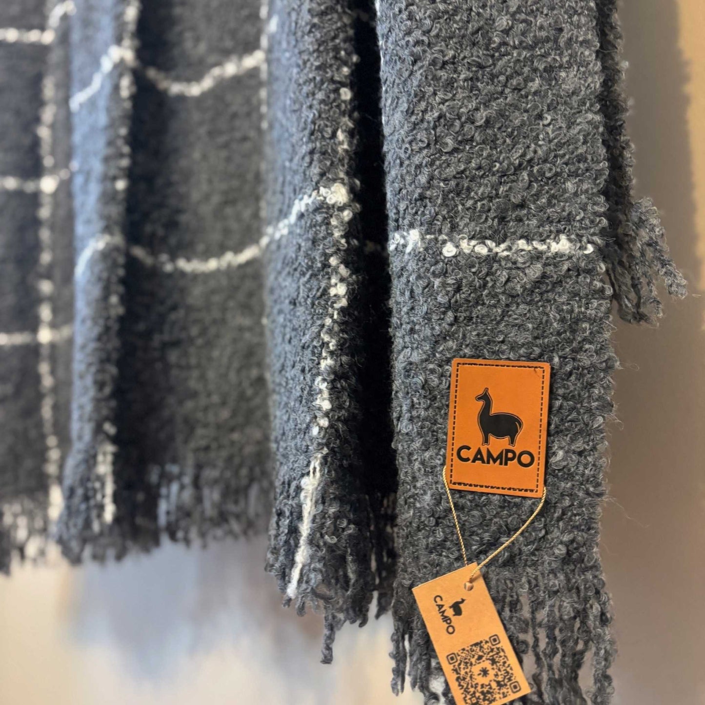 Boucle Blanket - 100% Baby Alpaca