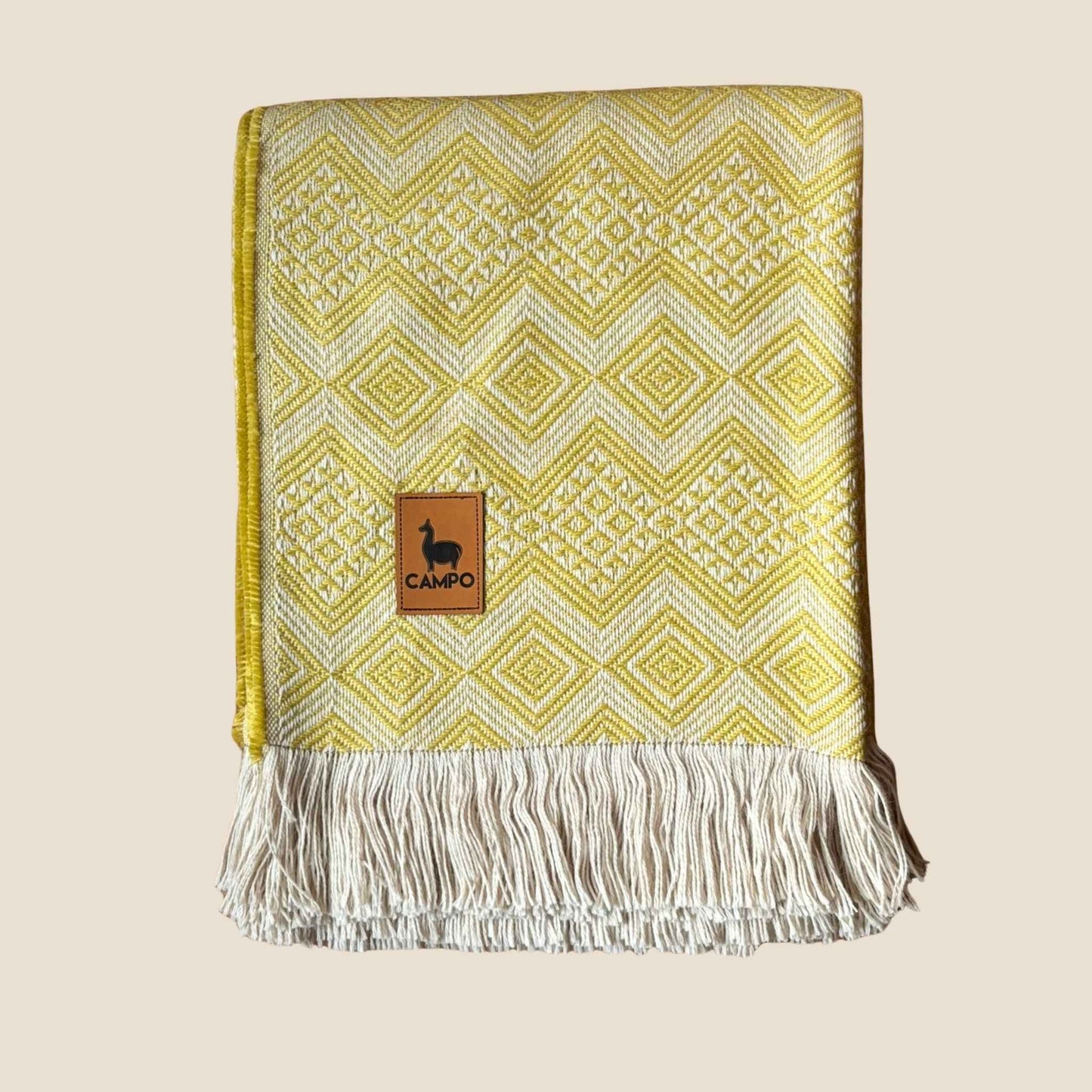 Inca Design Alpaca Throw Blanket - Carlos