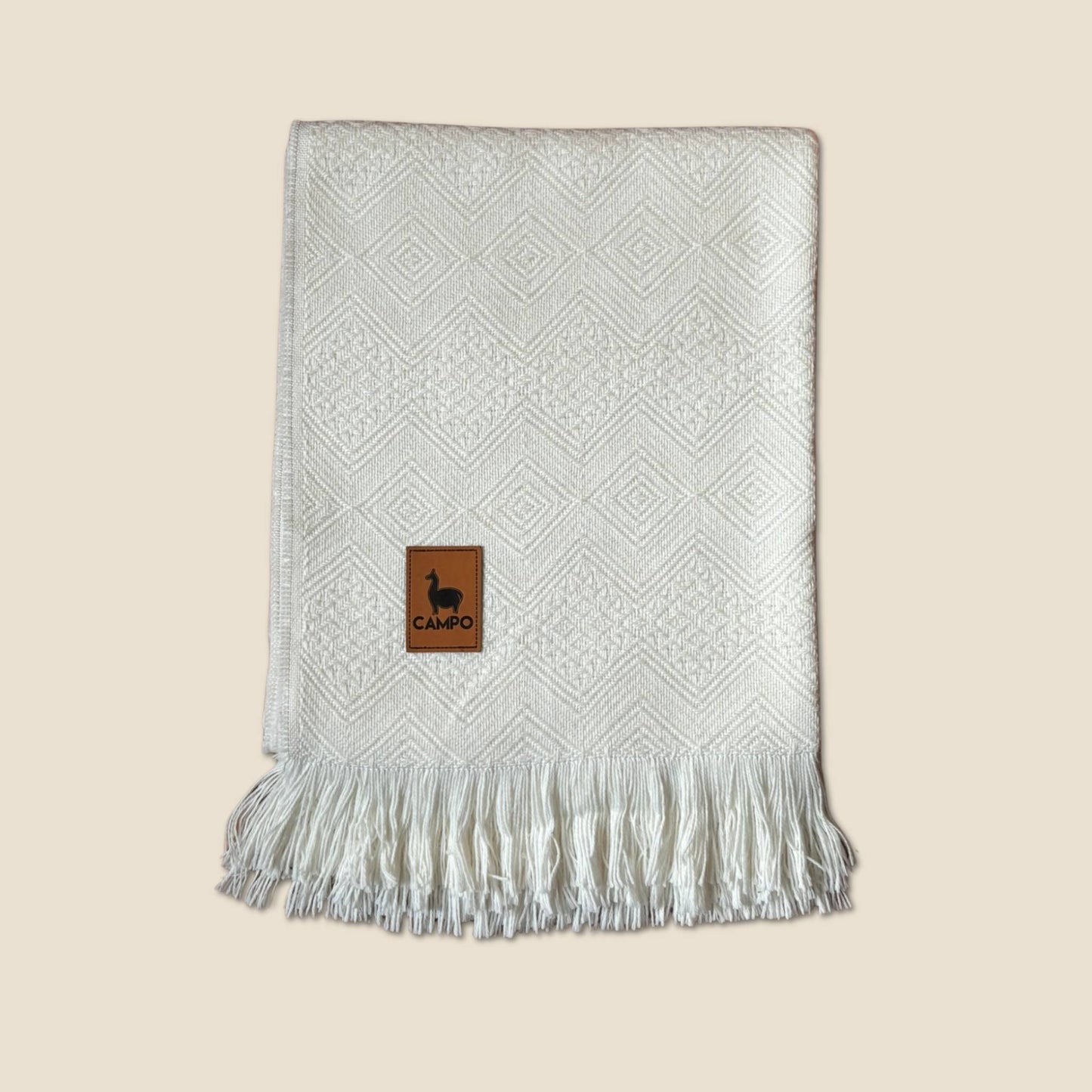 Inca Design Alpaca Throw Blanket - Carlos