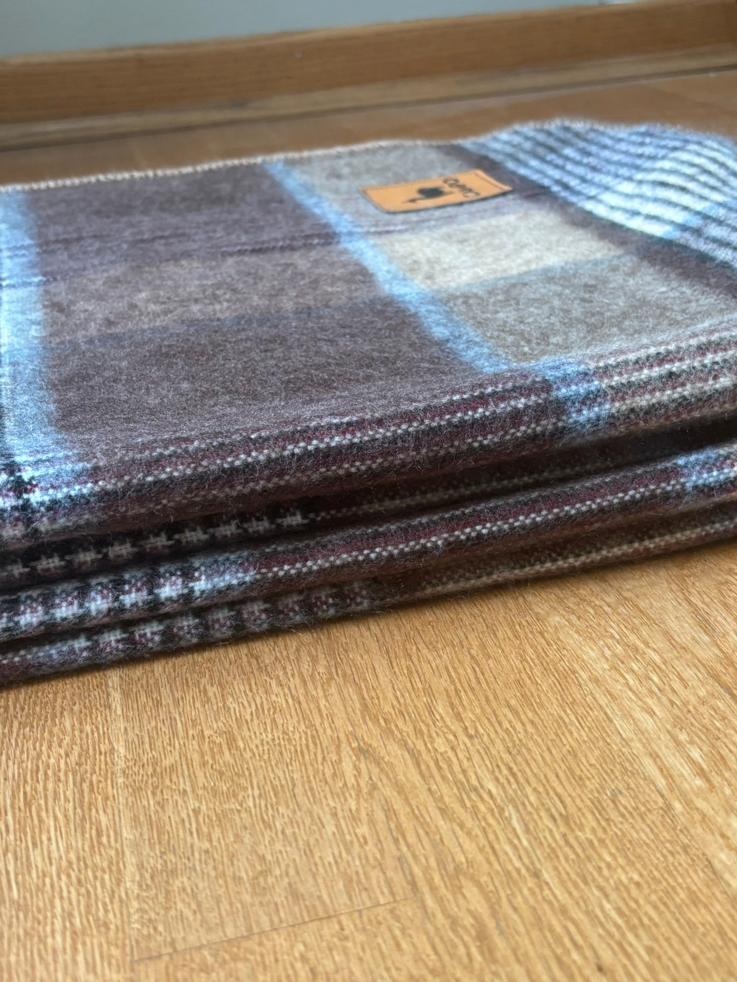 Classic Plaid Alpaca Blend Blanket