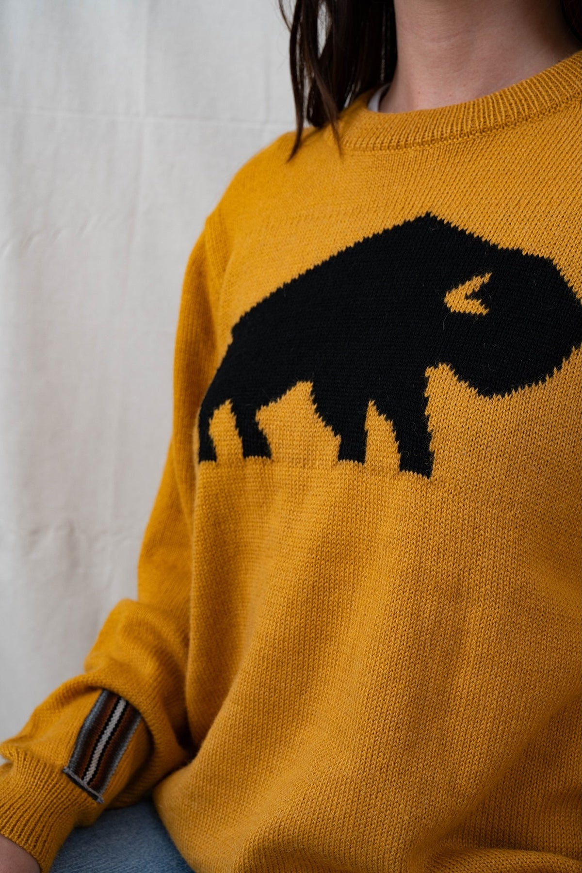 Buffalo Alpaca Sweater - Yellow