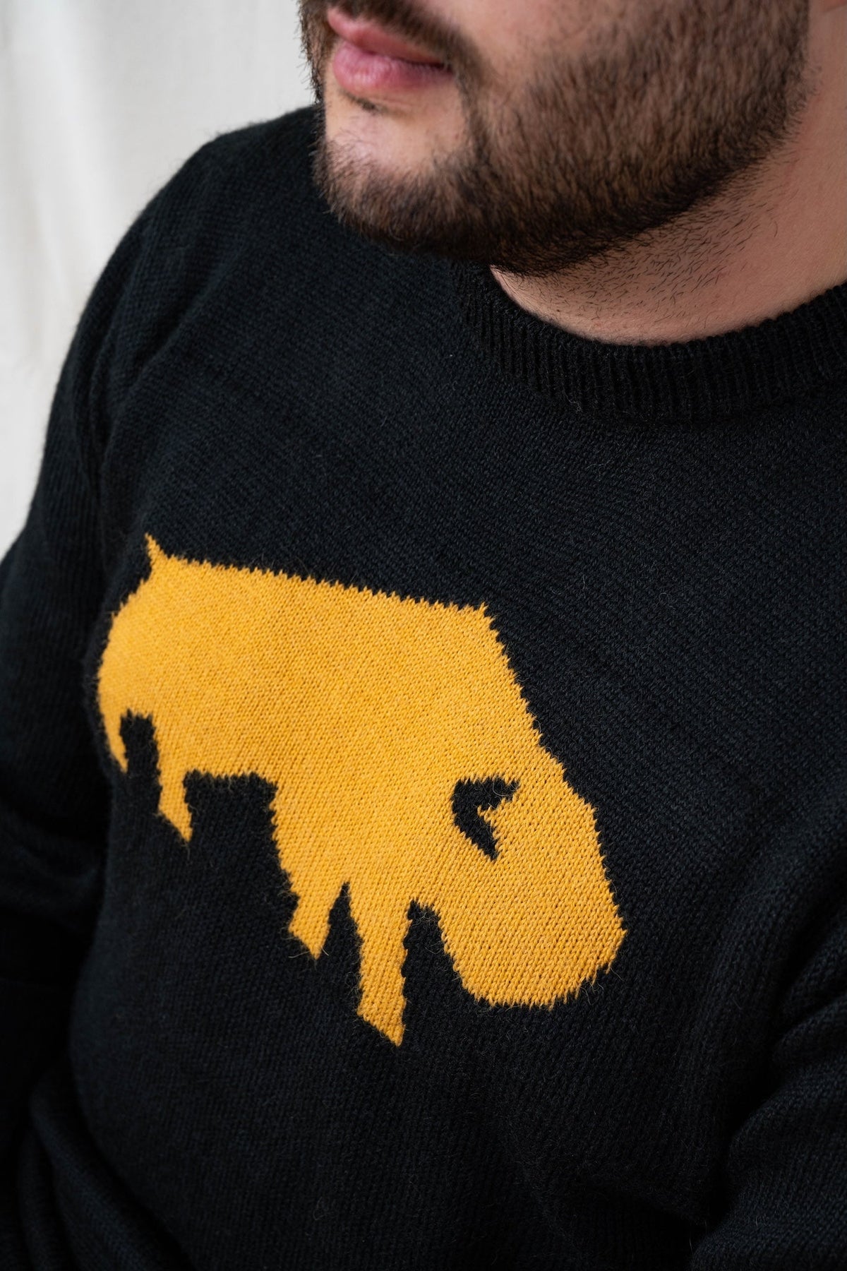 Buffalo Alpaca Sweater - Black