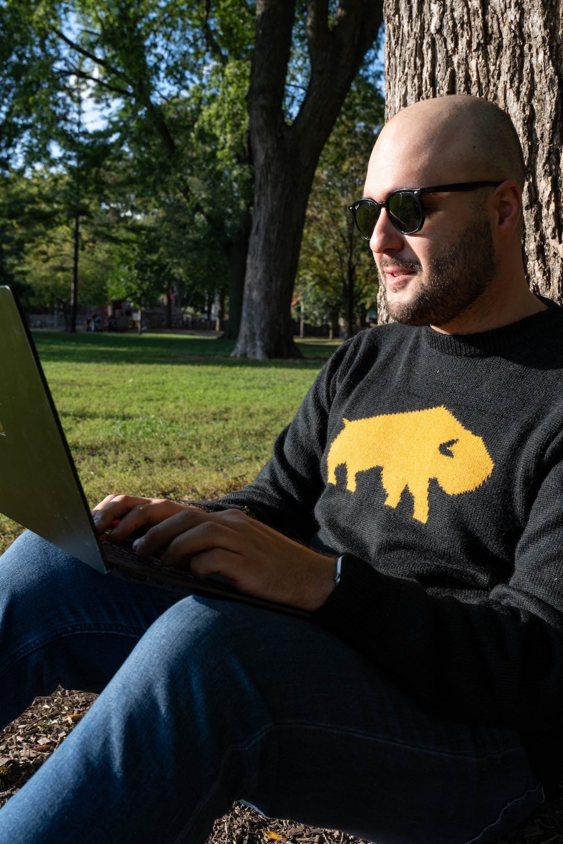 Buffalo Alpaca Sweater - Black