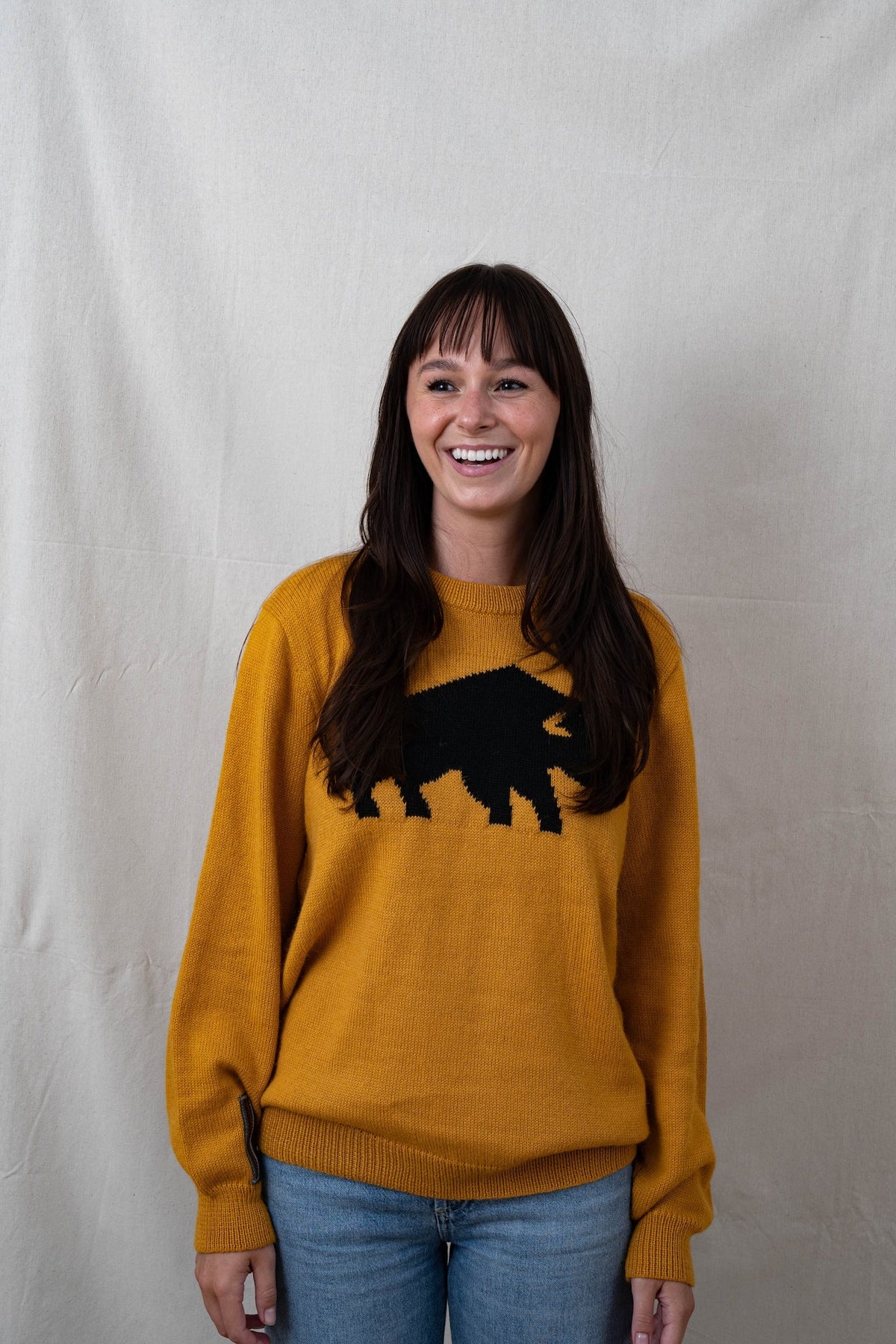 Buffalo Alpaca Sweater - Yellow