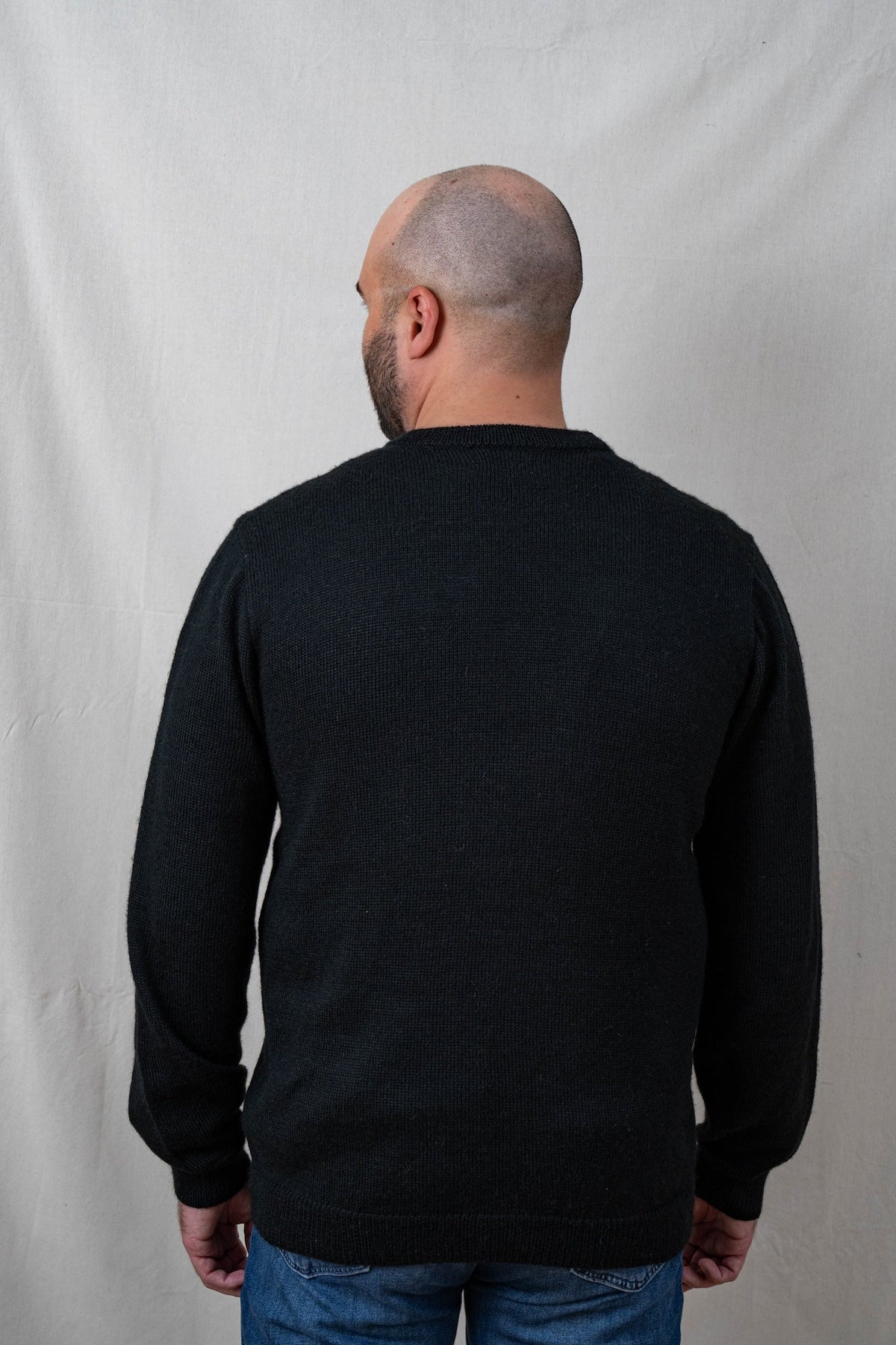 Buffalo Alpaca Sweater - Black