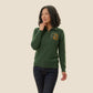 Green Bay Quarter Zip-Up Alpaca Sweater - Vintage GB