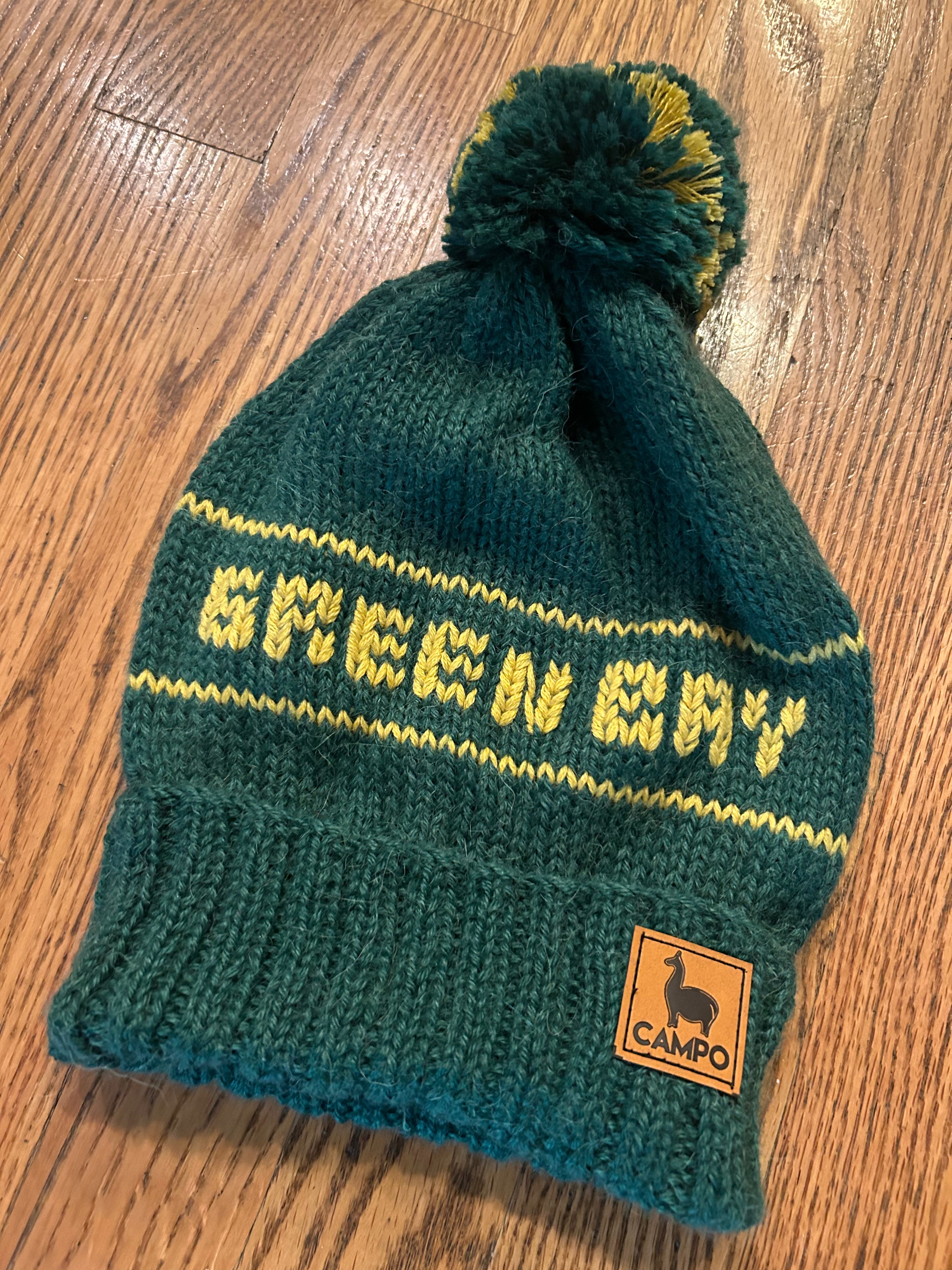 Alpaca Beanie - Green Bay