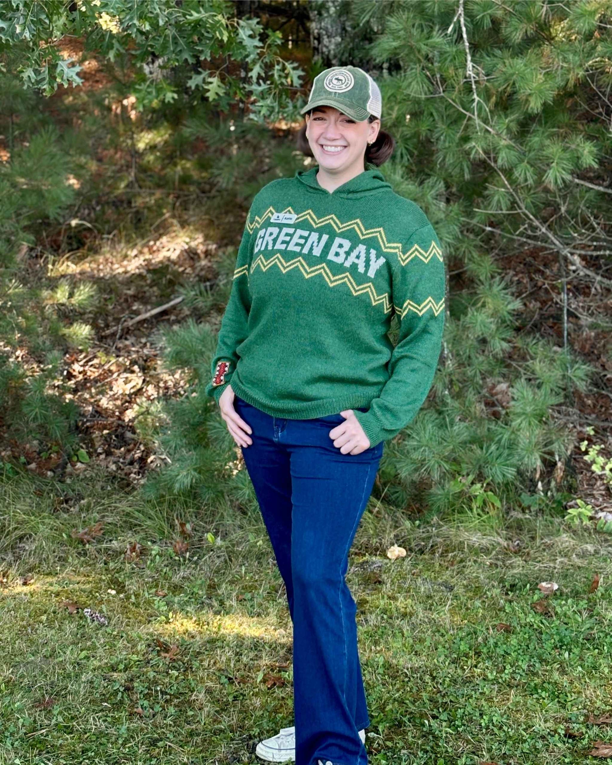 Green Bay Alpaca Hoodie Sweater